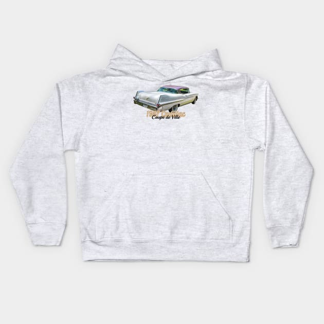 1957 Cadillac Coupe de Ville Kids Hoodie by Gestalt Imagery